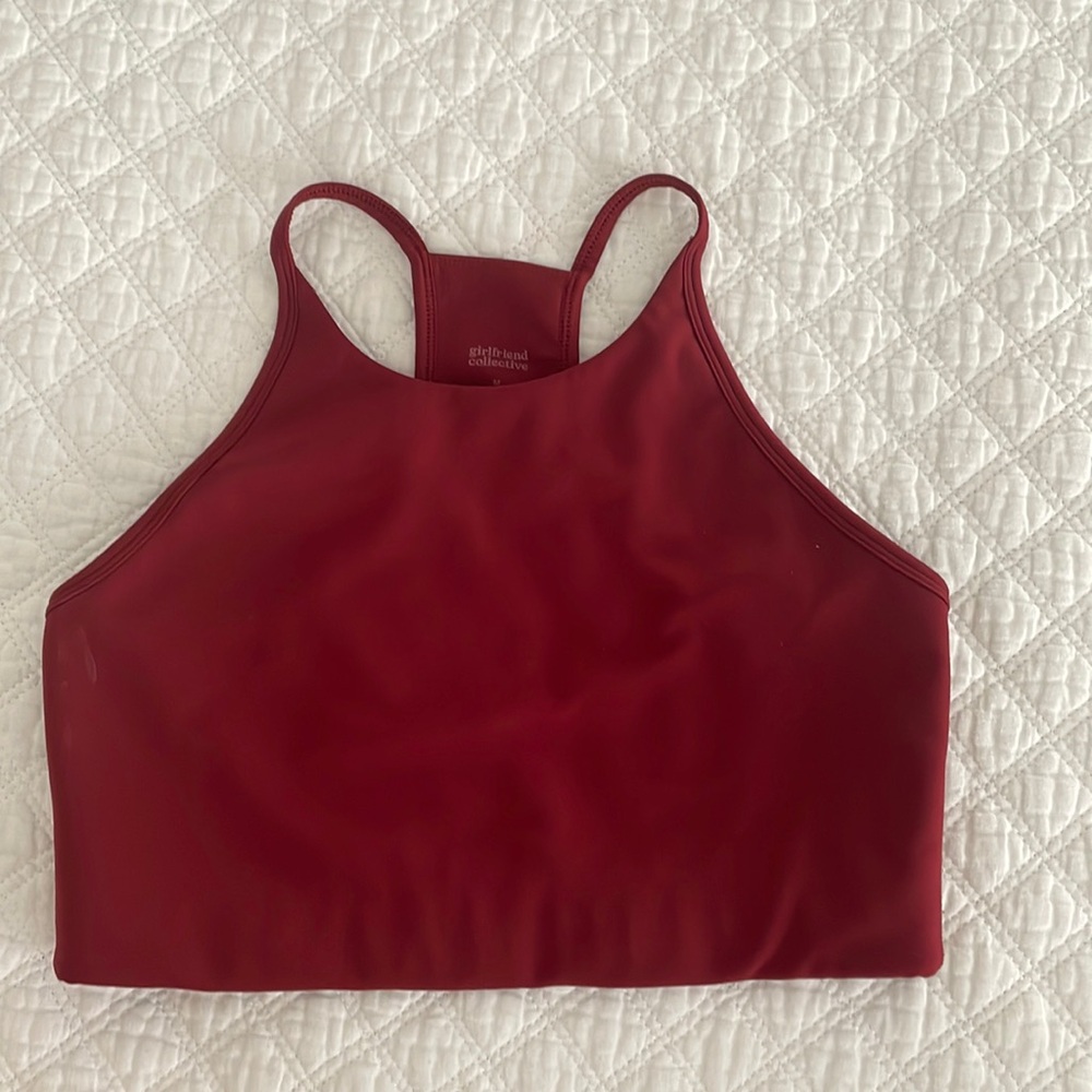 Girlfriend racer back crop top
